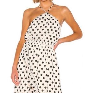 Polka Dot Halter Dress